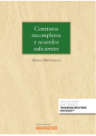 Contratos incompletos y acuerdos suficientes vignette
